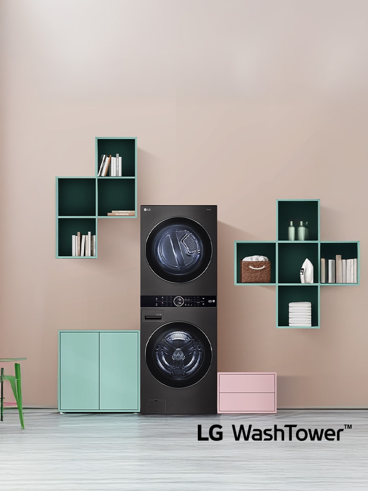 وفّر المساحة وارتقِ بتجربة الغسيل مع LG WashTower™ – الحل الذكي والمتكامل لمنزلك.