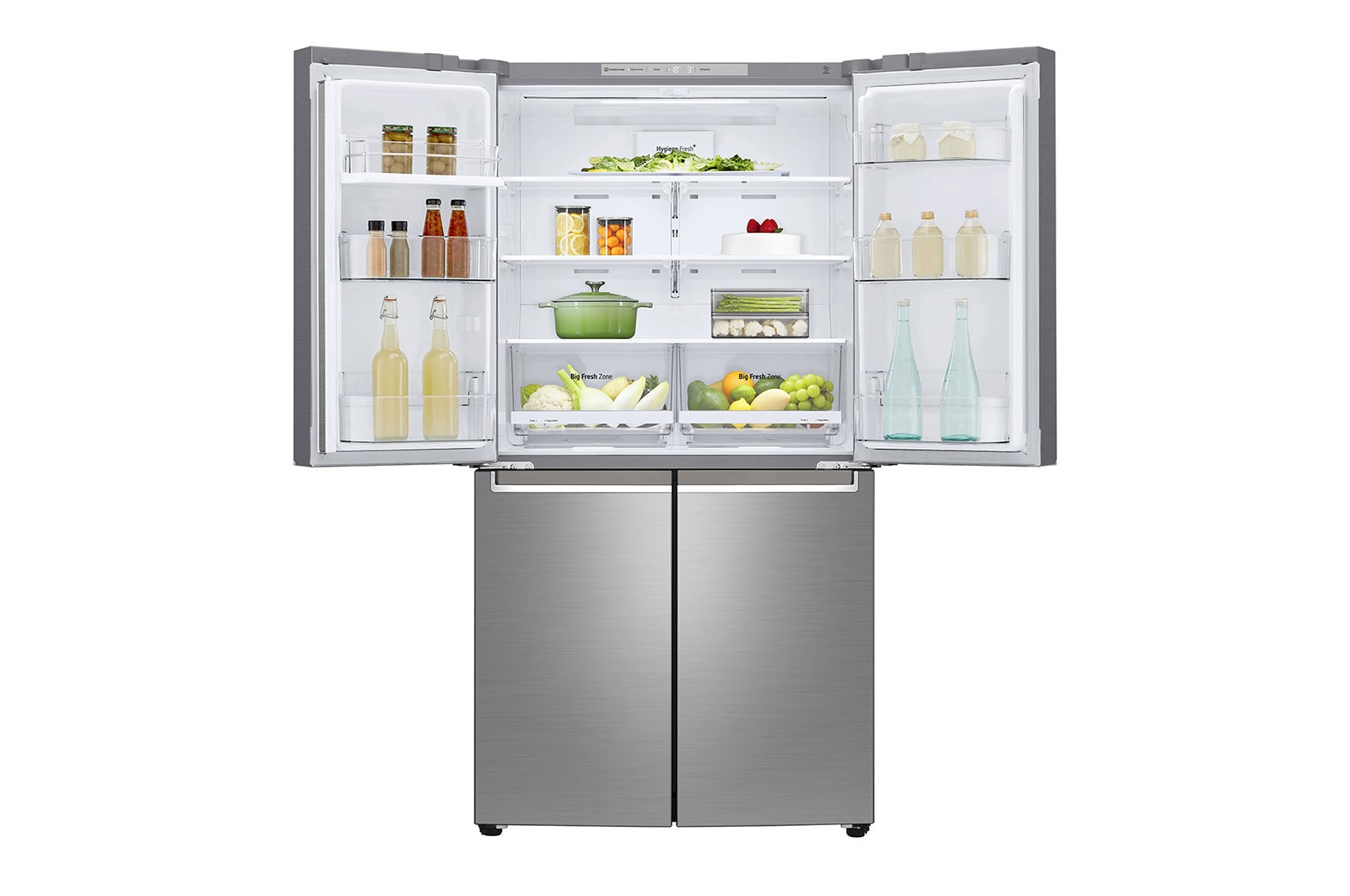 LG متعددة الأبواب | 26.7 قدم مكعب | +Hygiene Fresh | ضاغط خطي عاكس, LM334BBSLN