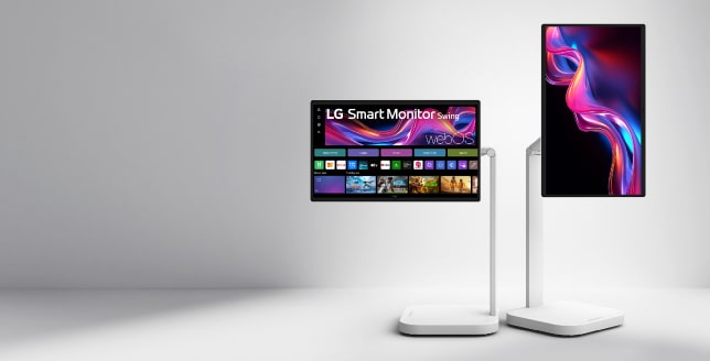 LG Swing สมาร์ทมอนิเตอร์ที่ปรับองศาการทำงานได้ทั้งแนวนอน และแนวตั้ง